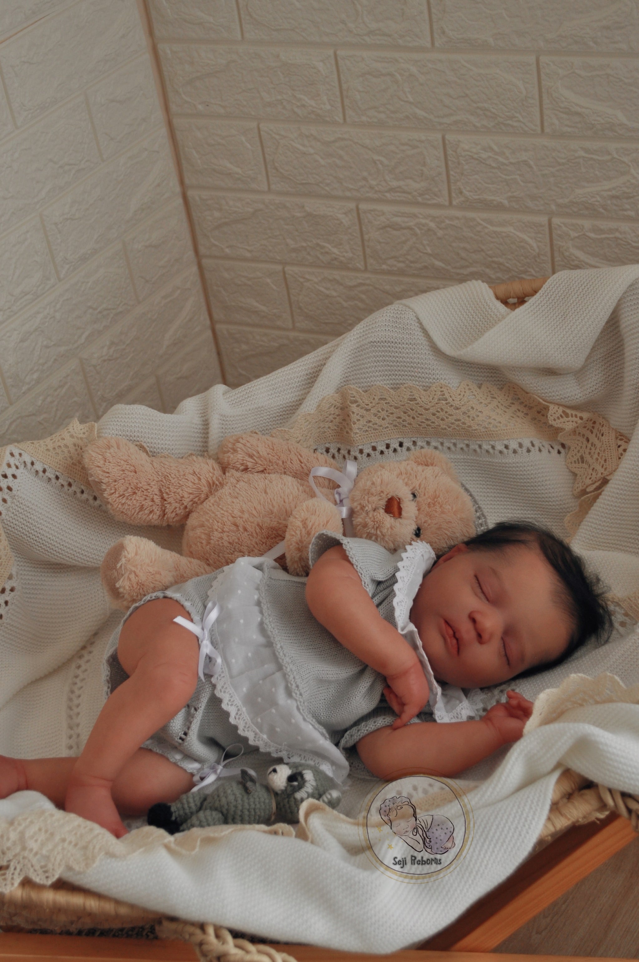 Johanna asleep reborn baby - made to order