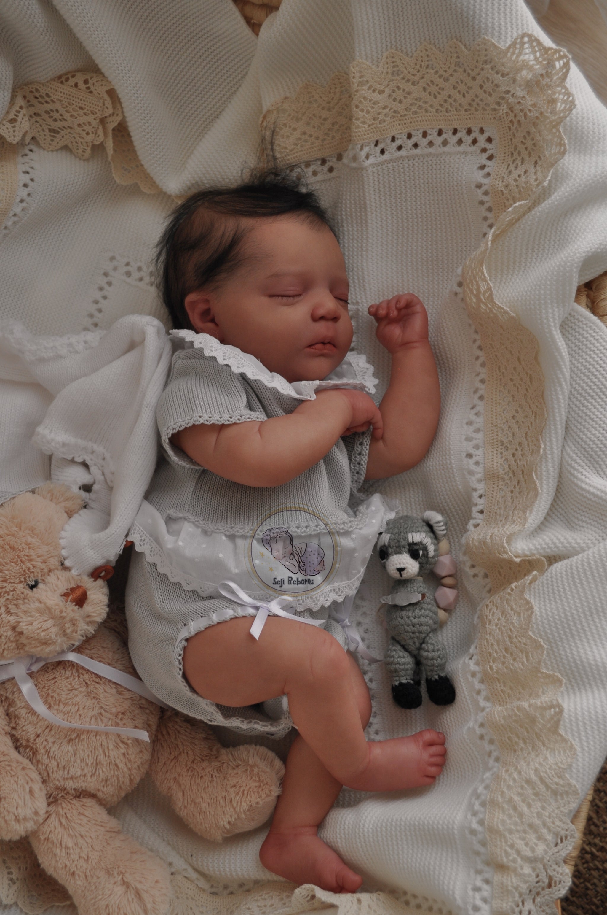 Johanna asleep reborn baby - made to order