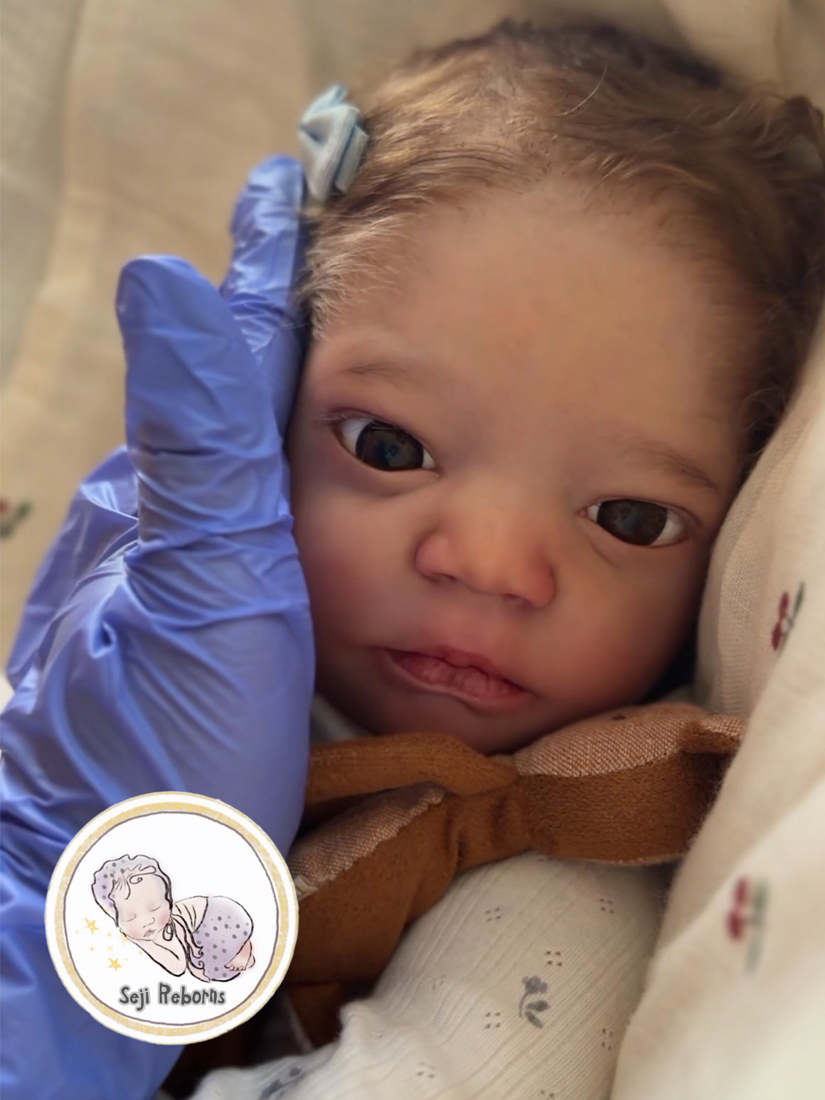 Cuddle baby Johannah Awake