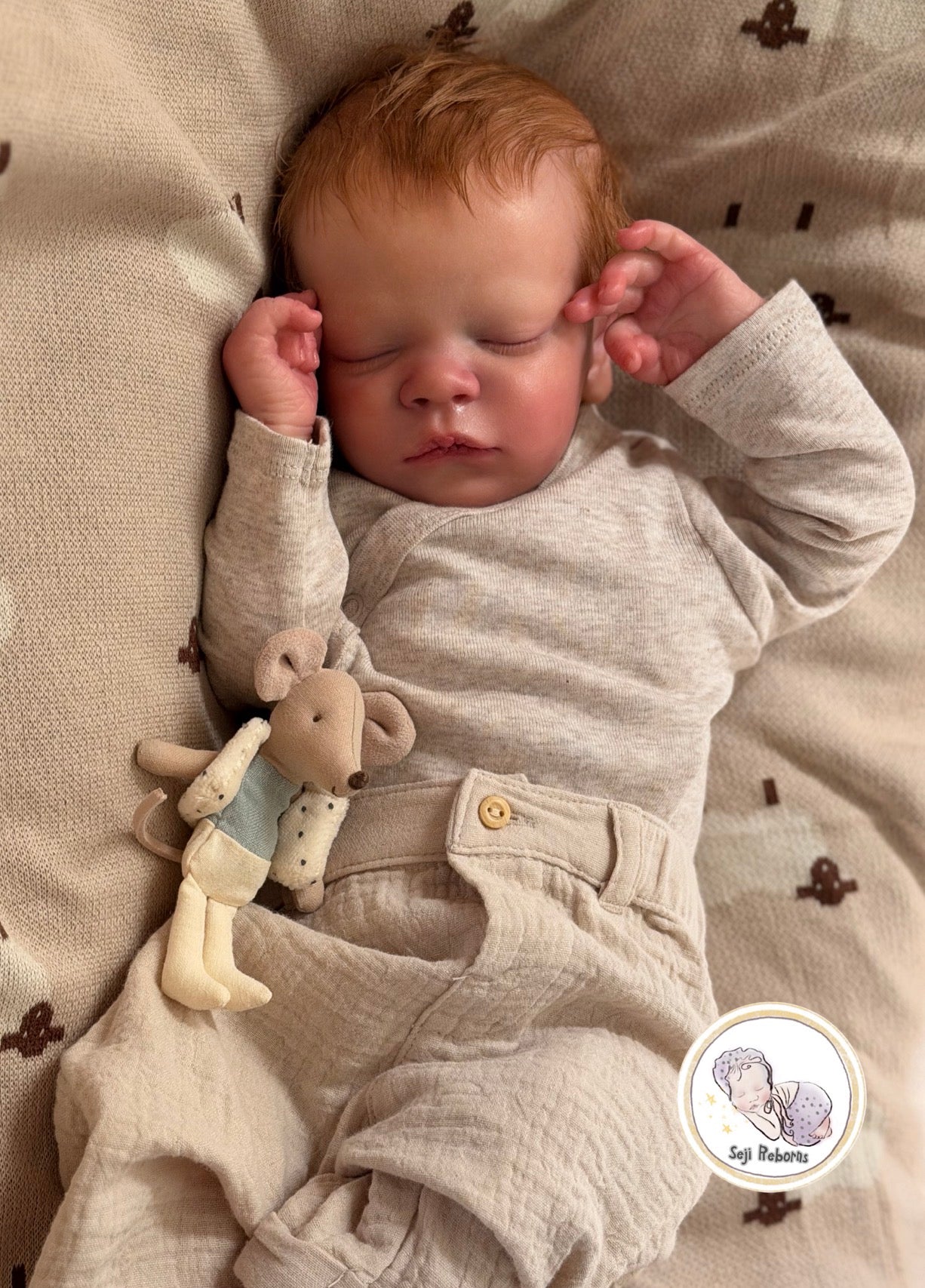 Christopher asleep Ready to SHIP